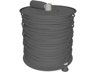 Fiber Optic Cable 3D Model preview