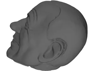 testa di Berlusconi Head 3D Model preview