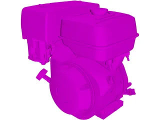 Honda GX390 Engine 3D Model preview