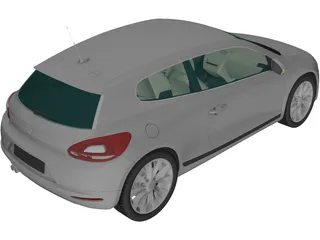 Volkswagen Scirocco 3D Model preview