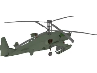 Kamov Ka-50 3D Model preview