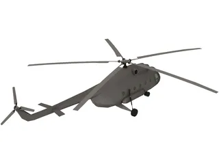 Mil Mi-8 Hip 3D Model preview