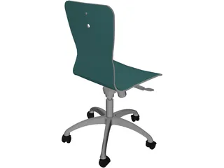 Office Chair 3D Model preview