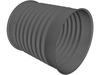 Food Can 3D Model preview