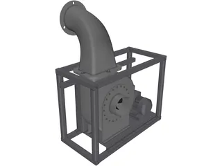 Blower 3D Model preview