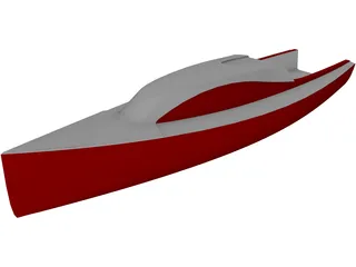 Boat 3D Model preview