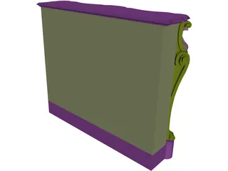 Fireplace 3D Model preview