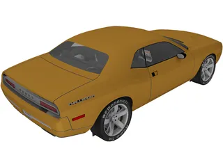 Dodge Challenger RT 3D Model preview