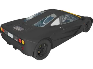 McLaren F1 3D Model preview