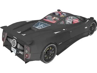 Pagani Zonda 3D Model preview