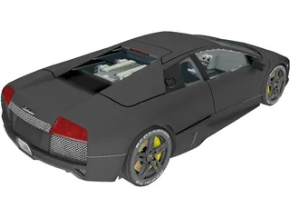 Lamborghini Murcielago LP640 3D Model preview