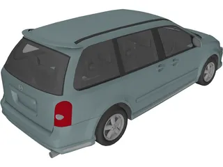 Mazda MPV (2000) 3D Model preview