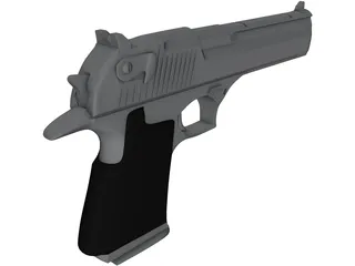 Desert Eagle 3D Model preview