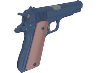 M1911A1 3D Model preview