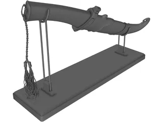 Chinese Sword 3D Model preview