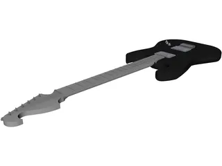 Fender Stratocaster 3D Model preview