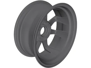 OZ Car Wheel 3D Model preview