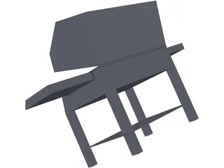 BBQ Grill 3D Model preview