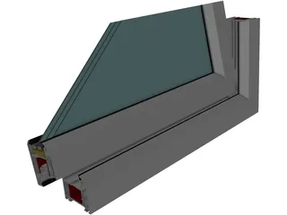 Window Frame 3D Model preview