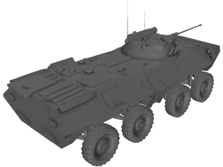 BTR-90 3D Model preview