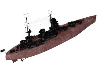HMS Nelson 3D Model preview