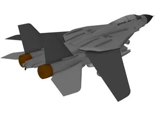 F-14 Tomcat 3D Model preview