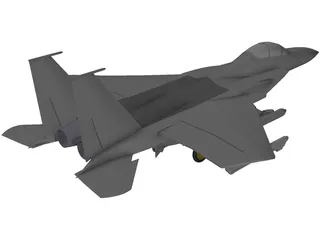 F-15A 3D Model preview