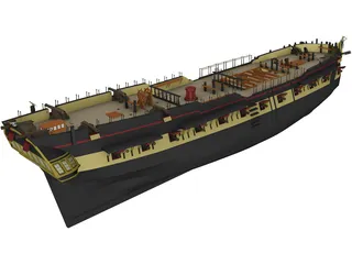 HMS Surprise 3D Model preview