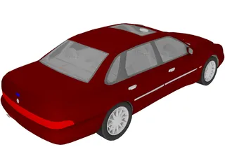 Ford Scorpio (1995) 3D Model preview
