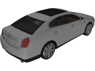 Lincoln MKS (2009) 3D Model preview