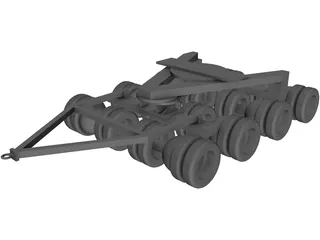 Jinker Truck 4x8 3D Model preview