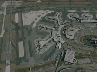 Newark International Airport 3D Model preview