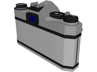 Pentax Spotmatic Camera 3D Model preview