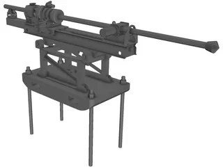 Rock Drilling Machine 3D Model preview