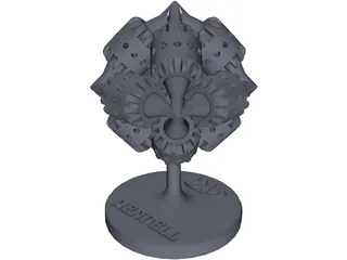 Mendell Brain Gear 3D Model preview