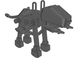 Mechanical Dinosaur Toy 3D Model preview