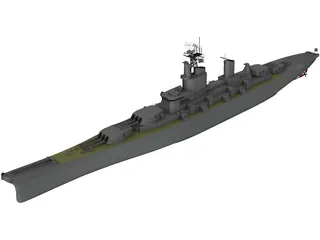 USS Montana 3D Model preview