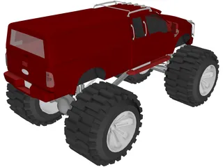 Ford Super Duty 3D Model preview