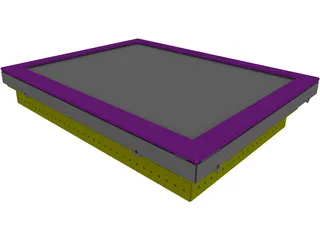 Monitor 3D Model preview