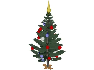 Christmas Tree 3D Model preview