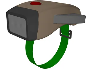 Flashlight 3D Model preview