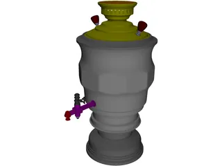 Pot Kettle 3D Model preview