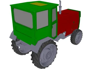 Tractor 3D Model preview