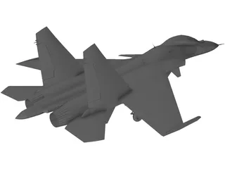 Sukhoi Su-30 3D Model preview