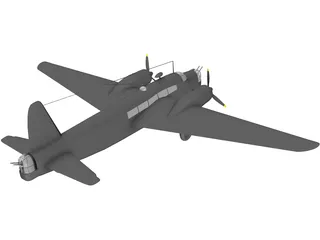 Vickers Wellington MK.III 3D Model preview