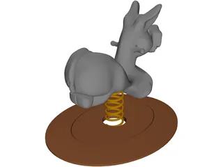 Children Playground Toy 3D Model preview