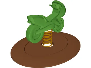 Children Playground Toy 3D Model preview