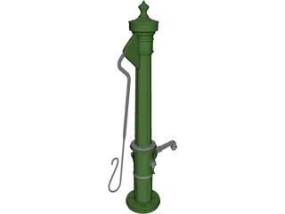 Water Pump 3D Model preview