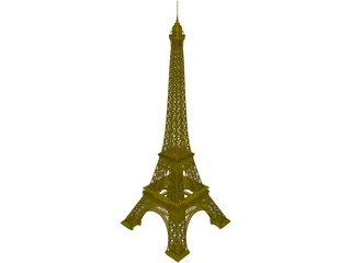 Eiffel Tower 3D Model preview
