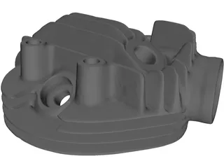 Head Brough Superior 680 Engine 3D Model preview